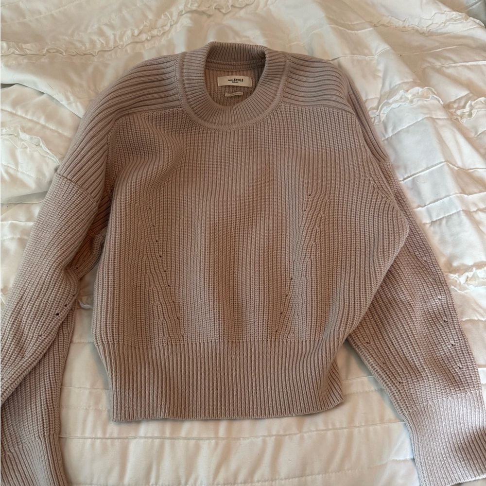 Isabel Etoile Marant, Blush 100% Merino Wool Sweater, Size 34 or XS, Like New